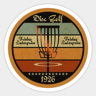 Vintage Disc Golf Sticker